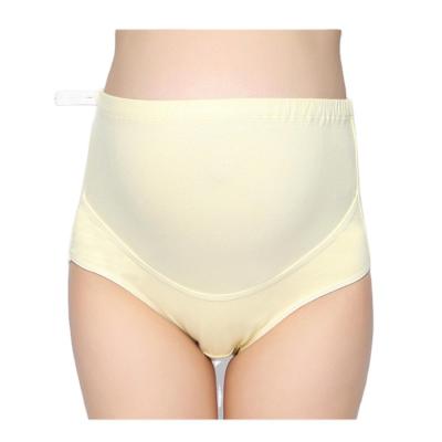 China RTS Breathable Women Briefs Pregnancy Maternity Underwear Plus Size High Waist Solid Panties for sale