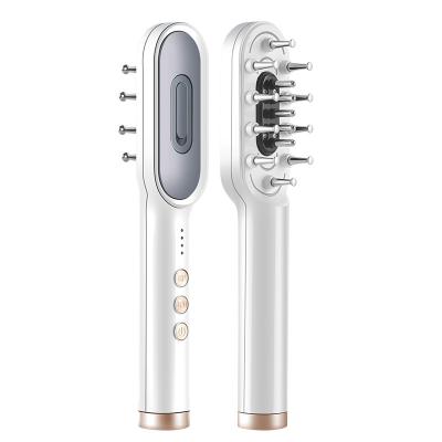 China Comb + Hair Smooth+massage Brush New Design Multi-Function Anti Hair Loss Vibration Massager Therapy Air-Cushion Comb for sale