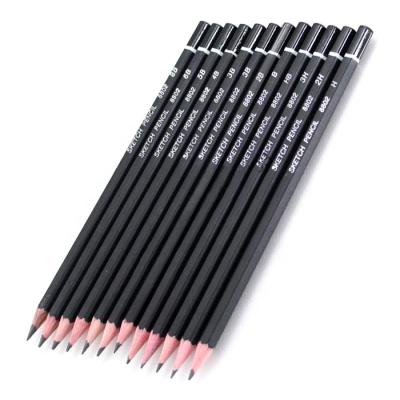 China Professional Wooden Sketch Drawing Pencil Grades Sketching Art Pencil for Artist for sale