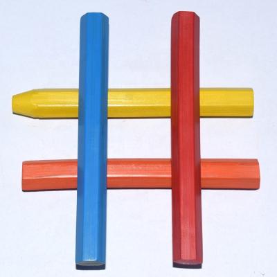 China Industrial Lumber Marking Lumber Marking Pencil Kid Wax Crayon OEM, OEM Brand Hexgonal for sale