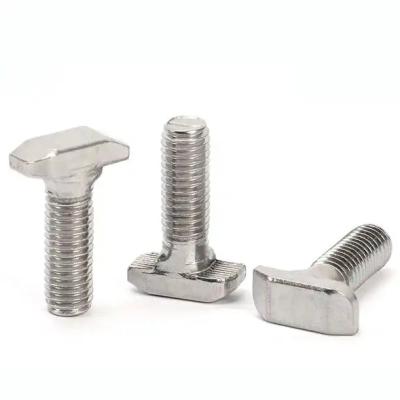 China High Strength Stainless Steel Flat Square Bolt Anti Corrosion Square Bolt T Slot Head Bolt for sale