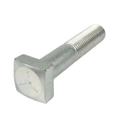 China Stainless Steel Hot Dip Galvanized High Strength Square Head Square Bolt T Slot Flat Bolt for sale