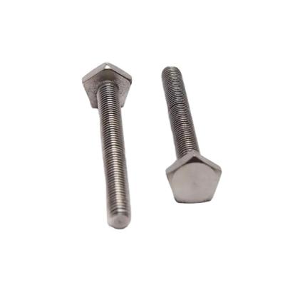 China Custom SS304 SS316 Stainless Steel Security Penta Head Bolt With Gasket Pentagon Head Bolt For Fasteners for sale