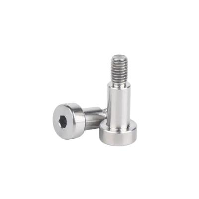 China Stainless Steel Shoulder Bolt and Barrel Nut Flat Cup Hex Joint Socket Bolt Half Thread Head Hex Bolts Screw for sale