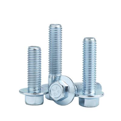 China Stainless Steel Blue G8.8 Galvanized Hex Bolt SS304 SS316 External Hex Bolts And Nuts For Furniture for sale