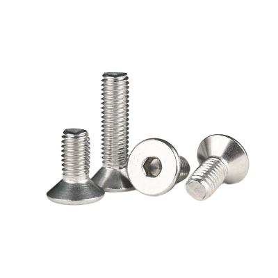 China Stainless Steel M3 M5 M6 Screws Metric 304 Stainless Steel Hex Socket Head Screw Hex Bolt Nut Gasket Combination Kit for sale