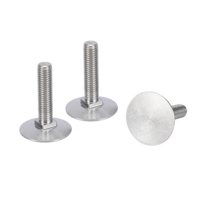 China Stainless Steel 603 Stainless Steel Flat Head Mix Height Elevator Bolt Fanged Elevator Belt Bolt for sale