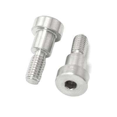 China Pan Carbon Steel m2 Partially Threaded Shoulder Screw Cup Hex Joint Head M1.6 Shoulder Bolt With Lag Screw for sale