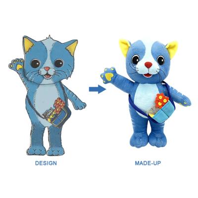 China High quality plush favor plush cat mascot toy plush cat plush toy cat plush toy for sale