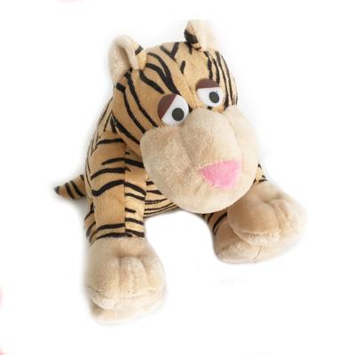 China Custom Stuffed Plush Tiger Stuffed Animal Plush Toy Life Size Realistic Tiger Plush Toy Customized for sale