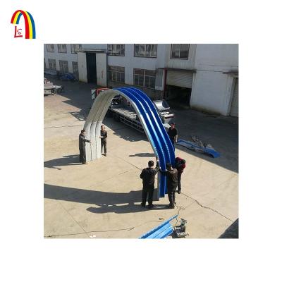 China Construction worksÂ   China Supplied Steel Zinc Multi Pattern Arched Curving Roof Making Machine for sale