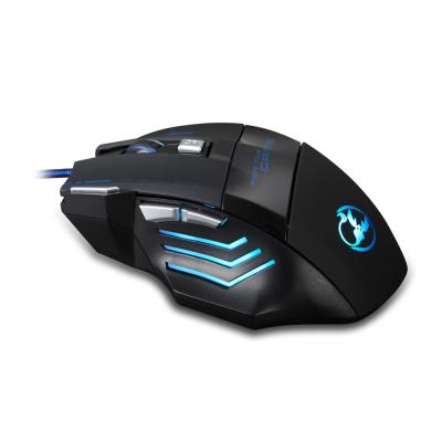 China Also Have Wireless Version Cheap Glowing Desktop Computer Wired Optical Mouse 3200 DPI RGB 7D Gaming Mouse For PC Gamer for sale