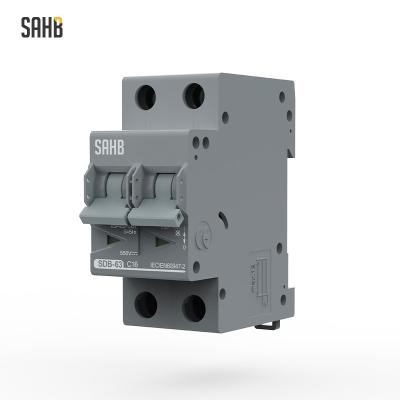 China PV Solar System DC Circuit Breaker System 2P Mcb 16A 20A 25A 32A 40A 50A 63A 800V DC Miniature Solar Circuit Breaker DC Mcb for sale