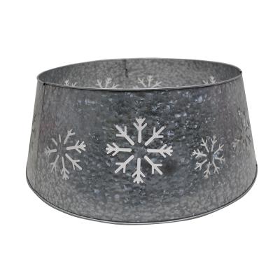 China Metal House Decorates Galvanized Christmas Tree Collar, Christmas Tree Skirt for sale