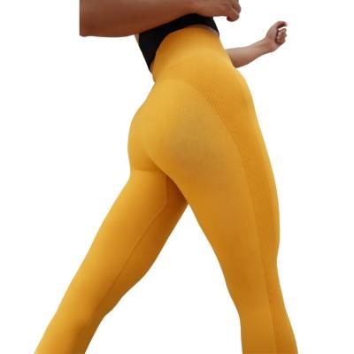 China Wholesale Custom Size Breathable High Color Seamless Gym Yoga Women Seamless Leggings! crack! for sale