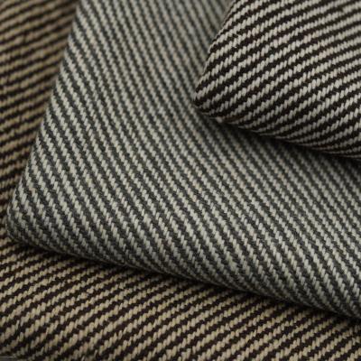 China Viable stain, men and women thick mixed color twill coat wool fabric 620g autumn and winter style coat wool for sale