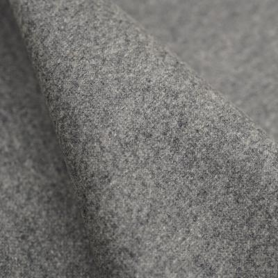 China Spring 100% woolen wool fabric 580g woolen woolen fabric viable spot full and autumn fashion overcoat gray woolen fabric for sale