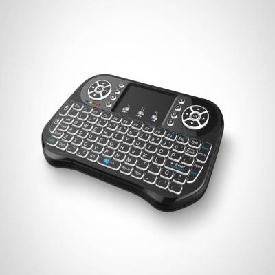 China Wholesale 2.4G BT Wireless Keyboard i10 Air Capacitive Wireless Mouse 7 Color Mini Backlit Keyboard Mouse with Touchpad for sale