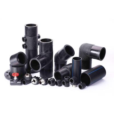 China PN10 PN16 PE HDPE Fitting Reducing Tee Equal Tee for sale