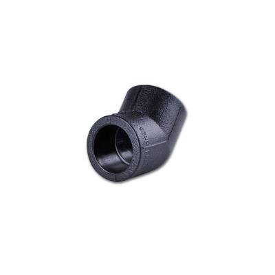 China HDPE PE100 Plug Fusion Fit 45 Degree Elbow SDR11 Prices In Ho Chin Minh Equal for sale