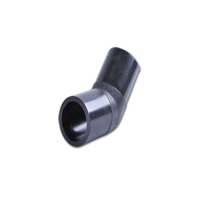 China 22.5 Degree SDR11 Elbow Butt Fusion HDPE Pipe Fitting HDPE AS Equal NZS4129 for sale