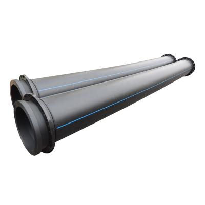 China PE 500mm Flanged Joint PN10 PE Tube HDPE Dredging Dredge Pipe for sale