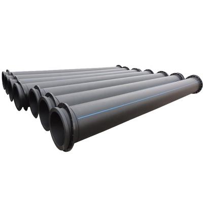 China PE 100 PN10 450mm 500mm 560mm HDPE Dredge Pipe With Stub End Collar for sale