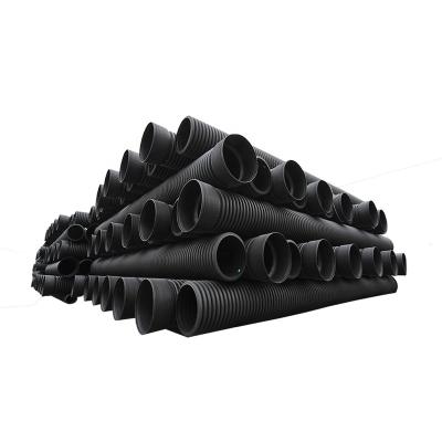 China PE plastic 10 inch hdpe road culvert pipe price for drainage and sewage system for sale