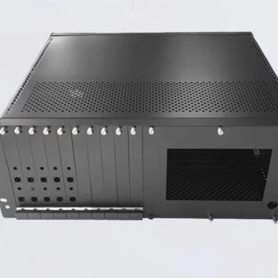 China Custom Industri Computer Server Aluminum Sandblasted Case 1U 2U 3U 4U 19 Inch Chassis Enclosure Rackmount Cabinet 4U for sale