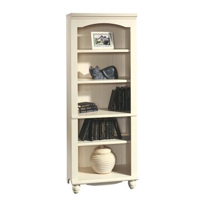 China White Wood Bookcase Multi Functional With Solid Wood Feet , Tall Book Shelves  for sale