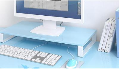 China Small Adjustable Monitor Riser Stand , Computer Monitor Desk Riser for sale