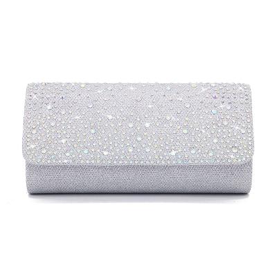 China New Style PVC Female Party Bag Special Design Clutch Bag Cross - Body Bag Hot Drilling for sale