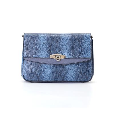 China Snakeprint bag newest european fashion female bag\fasion and american pu female shoulder bag for sale