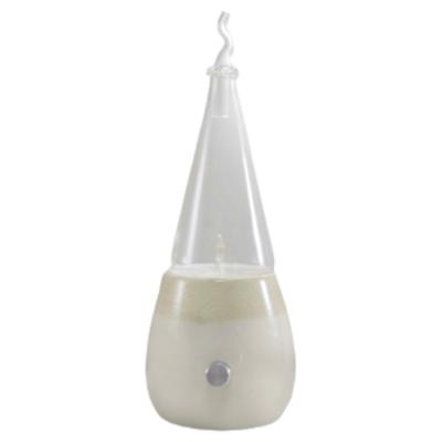 China Essential Oil White Ultrasonic Glass Humidifier Machine Air Humidifier Mist Glass Household Pattern Ceramic Aroma Diffusers for sale