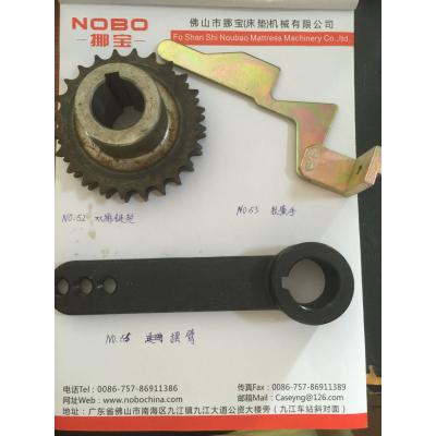 中国 セリウムのマットレス泡立つ機械Chainwheelsの振動腕の張力ばね手の滑走ブロック 販売のため