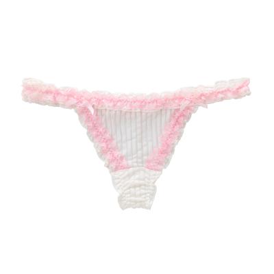 China Anti-Bacterial Hot Sale New Product Ladies Lace Bow Underwear Panties Women Brief low-rise Thongs Everyday for sale