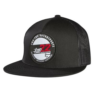 China breathable & Waterproof Black Mesh Embroidery Patch Trucker Snapback Hat Trucker Hat For Men for sale