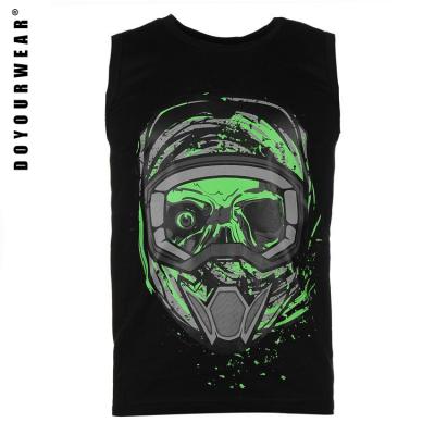 China Anti-pilling Custom Design Print Fit Summer Gym Tank Top Men Fitness for sale