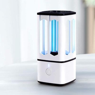 China Home Sterilization Battery Powered Rechargeable Portable Lamp USB 3.8W UV Light for sale