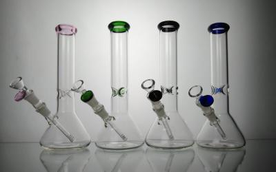 China Bong Bubbler Water Bong Glass Bongs Head Shop Beaker Base 10 Inches for sale