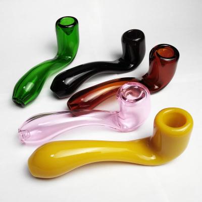 China Big Labs Heady Glass sherlock glass hand pipe smoking tobacco SPOON pipe high quality cheap price for sale