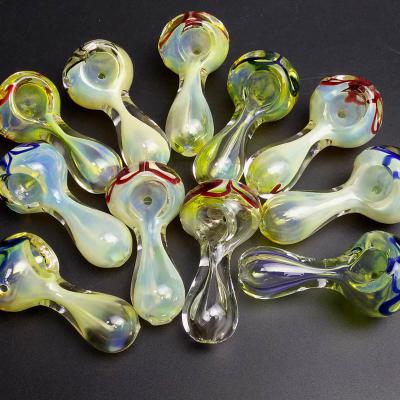 China 2.5 Inch Mini Cute Fumed Glass Pipes Smoking Dogo Glass Spoon Pipes for Smoking Pipes Bongs Tobacco for Glass Pipe for sale