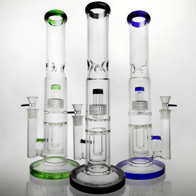 China Thick Glass Bong Dab Rig Water Pipe Bongs Tall Pipes Big Hookah Oil Rigs Heady Bubbler Percolators for sale