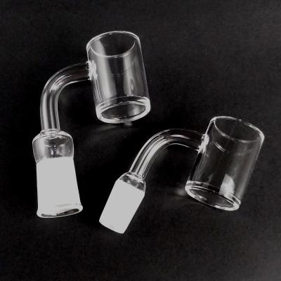 China 25mm OD Quartz Banger with Joint Male Female 10mm 14mm 18mm 45 90 Degrees Quartz Nails for Glass Water Bongs for sale