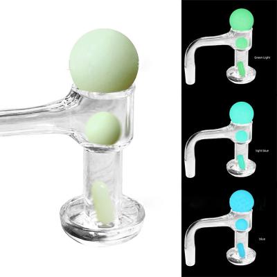 China Luminous Glowing Colored Pearls Smoke Quartz Banger Insert for Bongs for sale