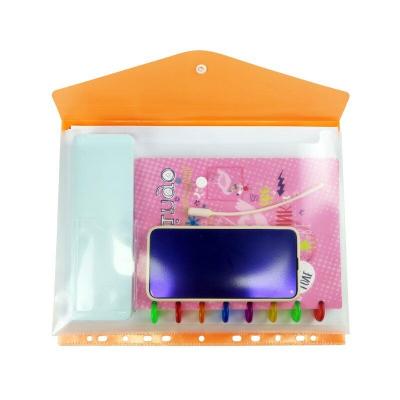 China Poly PP Folders Document Folder Envelope With Snap Button Closure Letter Size School Exam Office for sale