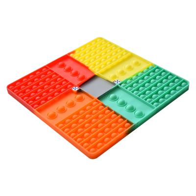 China Waterproof Pop Bubble Sieve Board Toy For Kids Push Snap Purse Pencil Case Girls Relief Stress Restless Person Pencil Case for sale