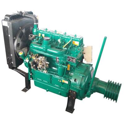 China Hot sales Ricardo ZH4102P 60hp clutch water cooled diesel engine with 4 cylinders using for farm and water pump for sale