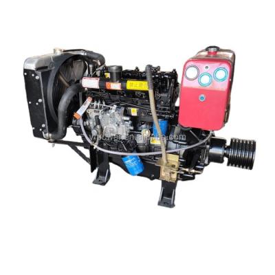 China Water Cooled 38kw 52hp ZH490P Four Cylinder Diesel Engine With Clutch for sale