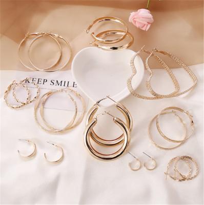 China China Goods Fashion Personality Earrings Wholesale CLASSIC Big Circle Earrings Big Circle Earrings for sale